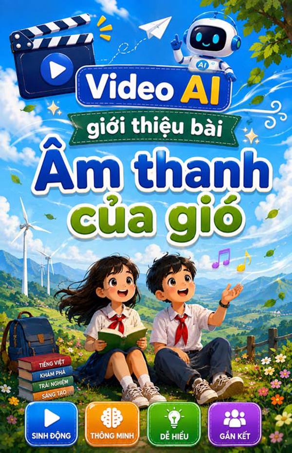 Video AI giới thiệu bài Âm thanh của gió - Tiếng Việt 5 - Tuần 1