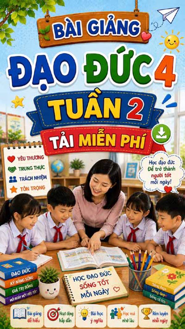 Bài giảng Đạo đức 4 tuần 2 - Tải miễn phí