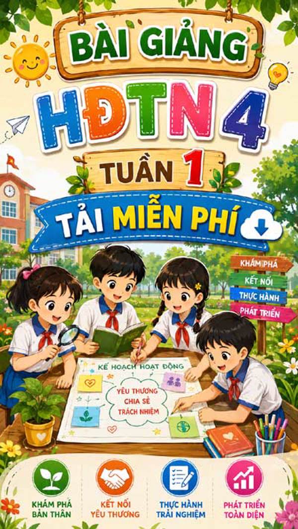 Bài giảng HĐTN 4 tuần 1 - Tải miễn phí
