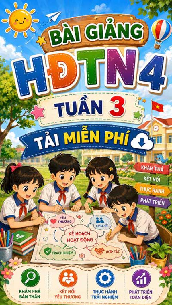Bài giảng HĐTN 4 tuần 3 Tải miễn phí