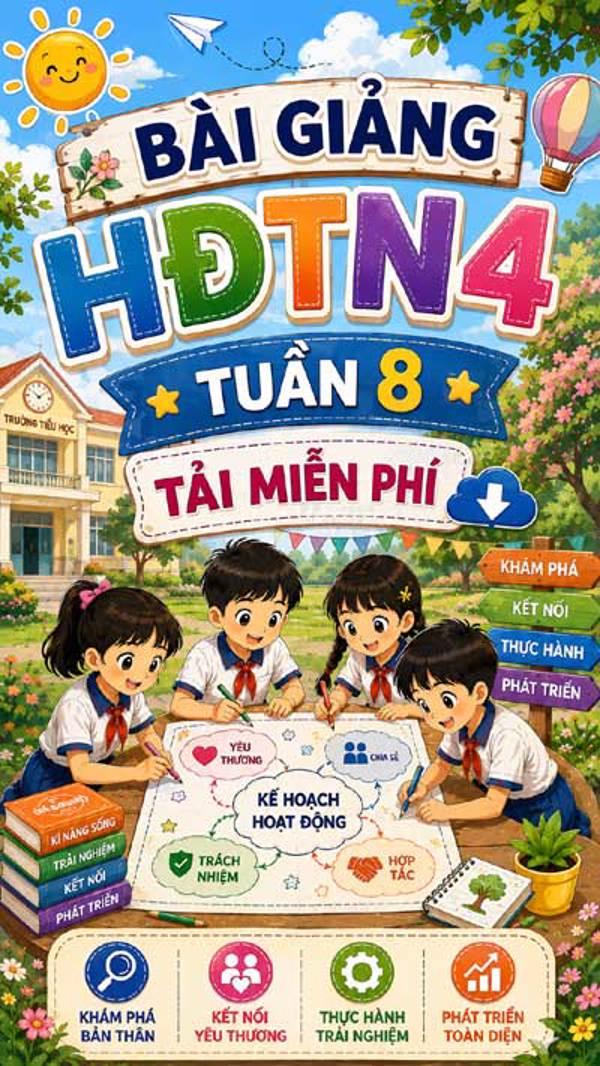 Bài giảng HĐTN 4 tuần 8 - Tải miễn phí