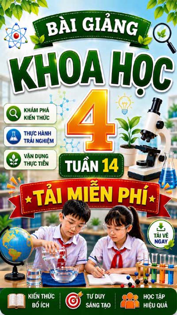 Bài giảng Khoa học 4 tuần 14 - Tải miễn phí
