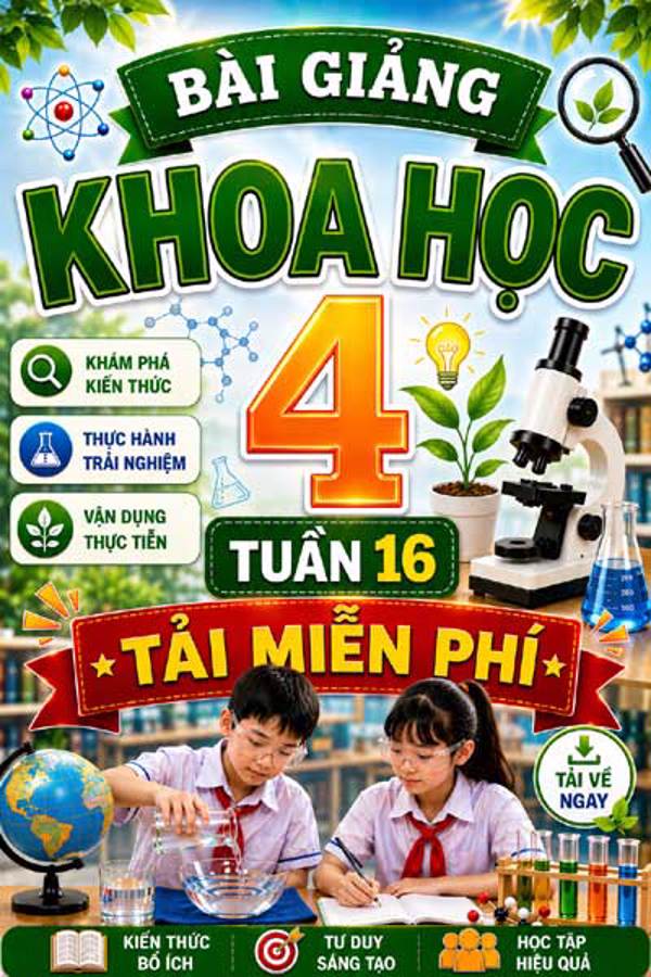 Bài giảng Khoa học 4 tuần 16 - Tải miễn phí