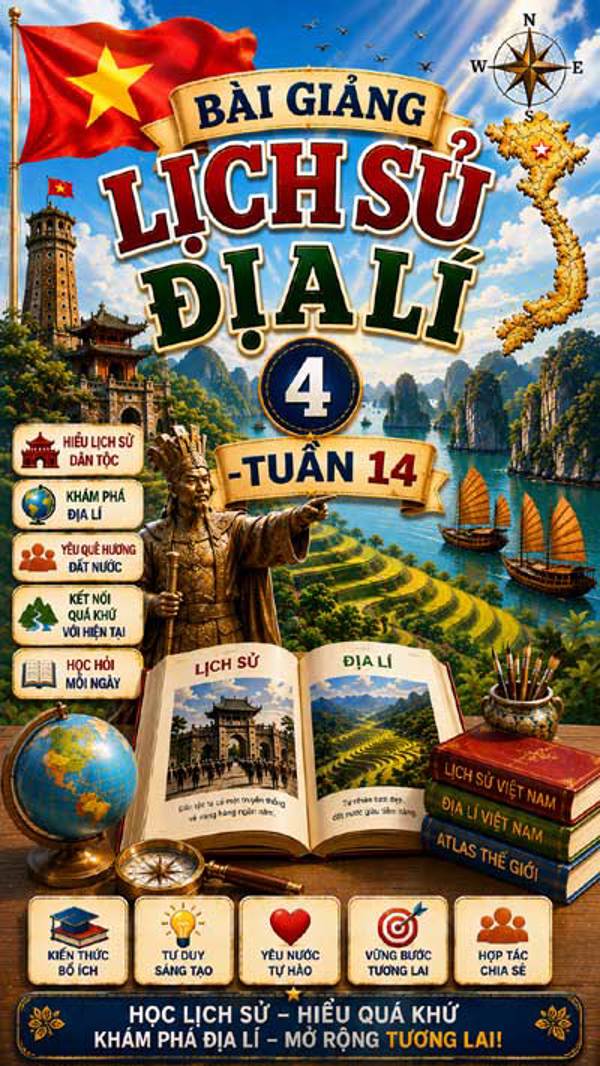 Bài giảng Lịch sử Địa 4 tuần 14 - Tải miễn phí