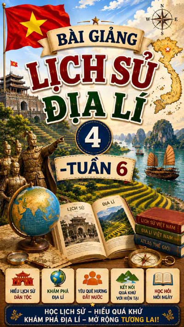 Bài giảng Lịch sử Địa 4 tuần 6 - Tải miễn phí