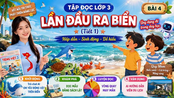 Bài giảng AI Lần đầu ra biển - Tiếng Việt 3 tuần 2