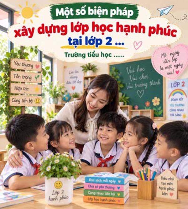 Một số biện pháp xây dựng lớp học hạnh phúc tại lớp 2