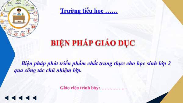 Biện pháp Nâng cao phẩm chất trung thực