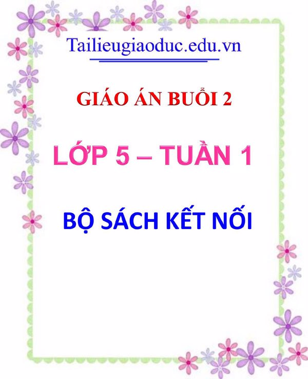 Giáo án buổi 2 môn Toán 5 tuần 1