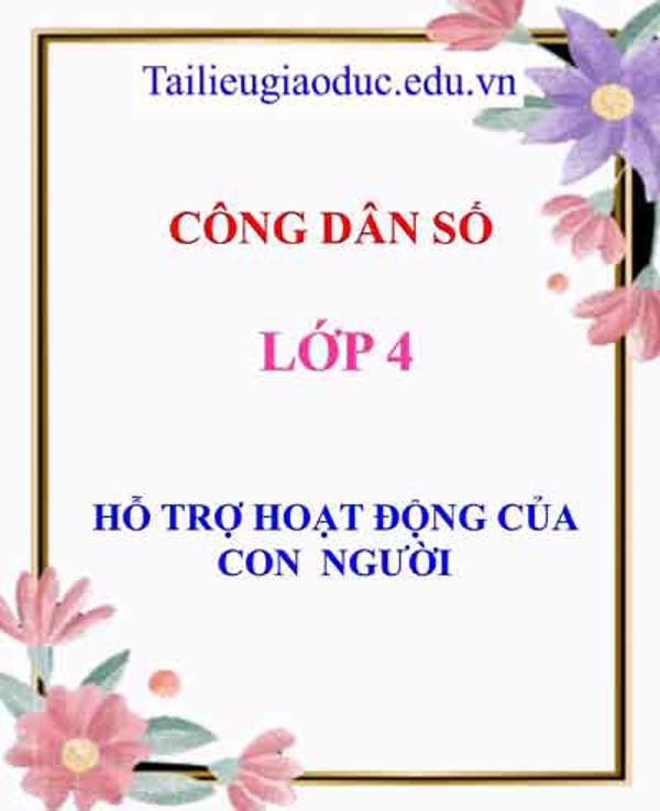 Hỗ trợ hoạt động của con người