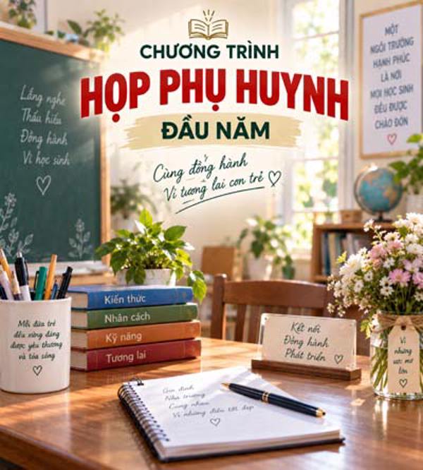 Chương trình họp phụ huynh đầu năm