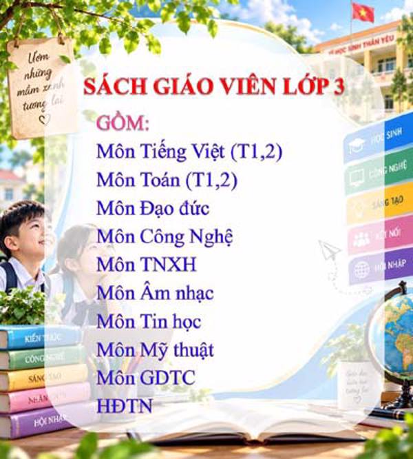 Sách giáo viên lớp 3