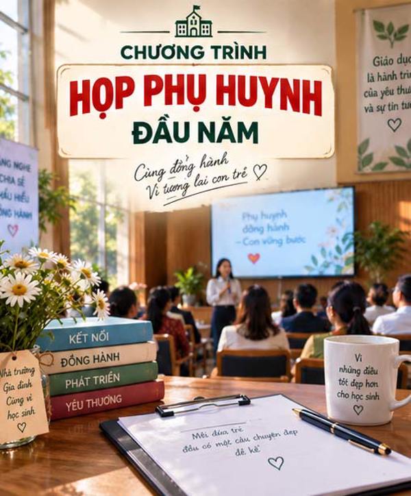 Chương trình họp phụ huynh đầu năm
