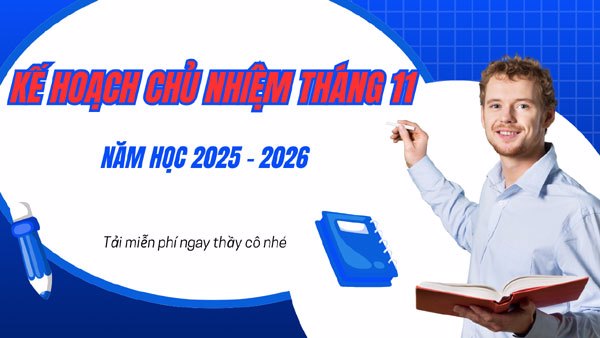 Kế hoạch chủ nhiệm tháng 11 