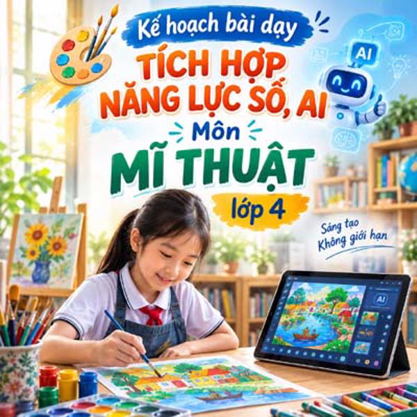 Kế hoạch bài dạy tích hợp môn Mĩ thuật lớp 4
