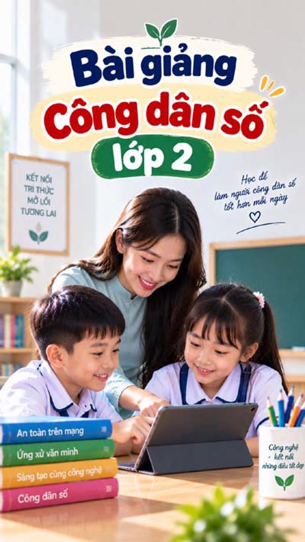 Bài giảng ppt Công dân số lớp 2