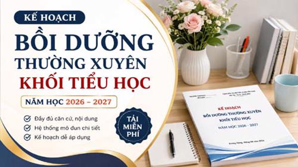 Kế hoạch BDTX năm học 2026–2027 theo Thông tư 17