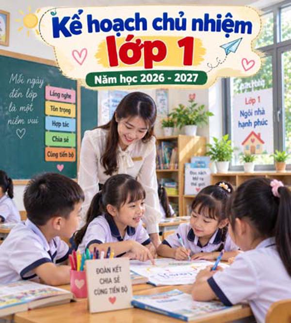 Kế hoạch chủ nhiệm năm học 2026-2027