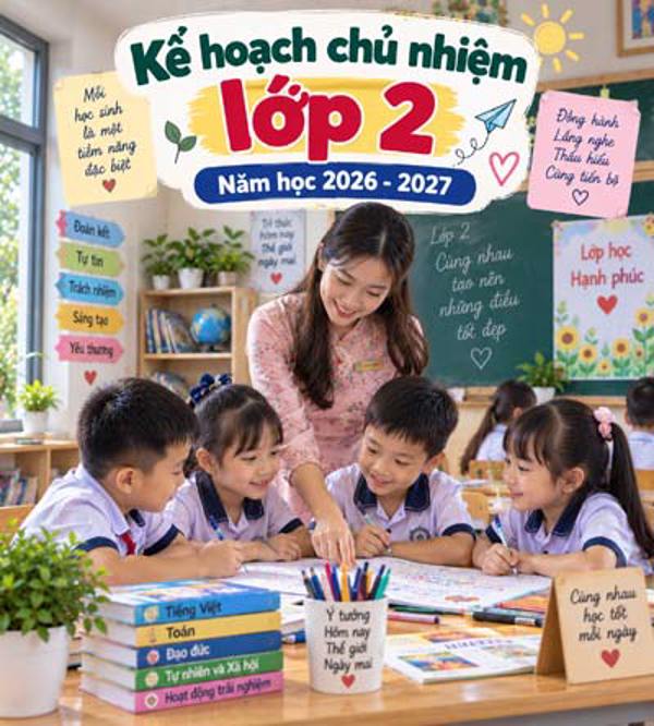 Kế hoạch chủ nhiệm năm học 2026-2027