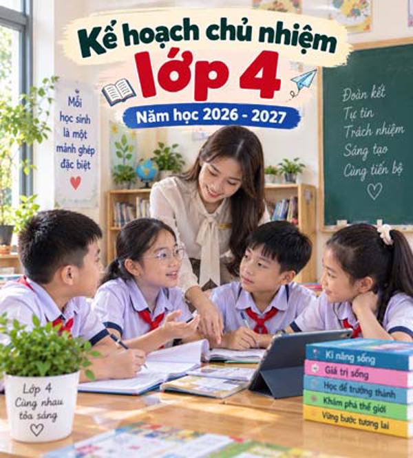 Kế hoạch chủ nhiệm năm học 2026-2027
