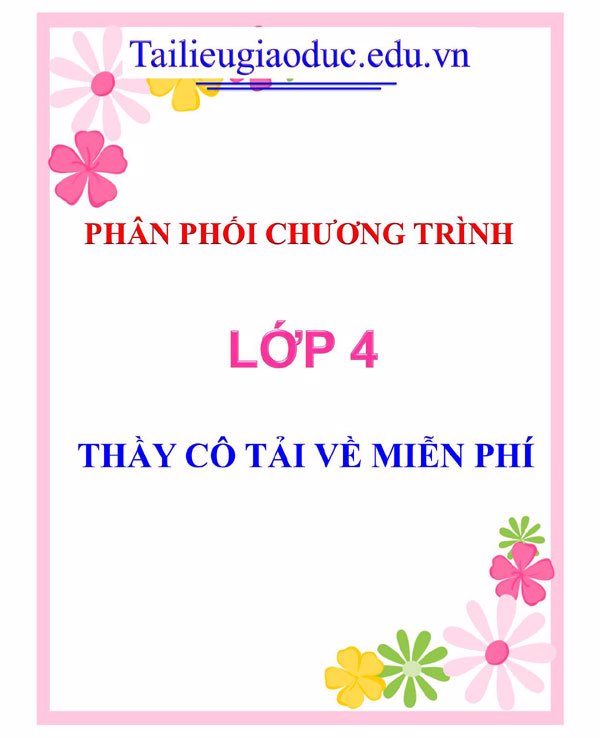 PPCT lớp 4 Kết nối