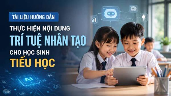 Tài liệu hướng dẫn thực hiện nội dung trí tuệ nhân tạo cho học sinh Tiểu học