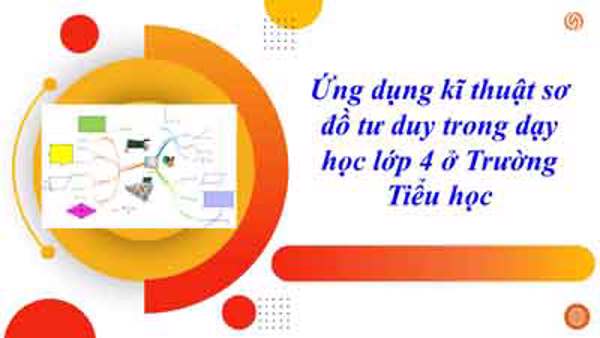 Ứng dụng kĩ thuật sơ đồ tư duy trong dạy học lớp 4 ở Trường Tiểu học.