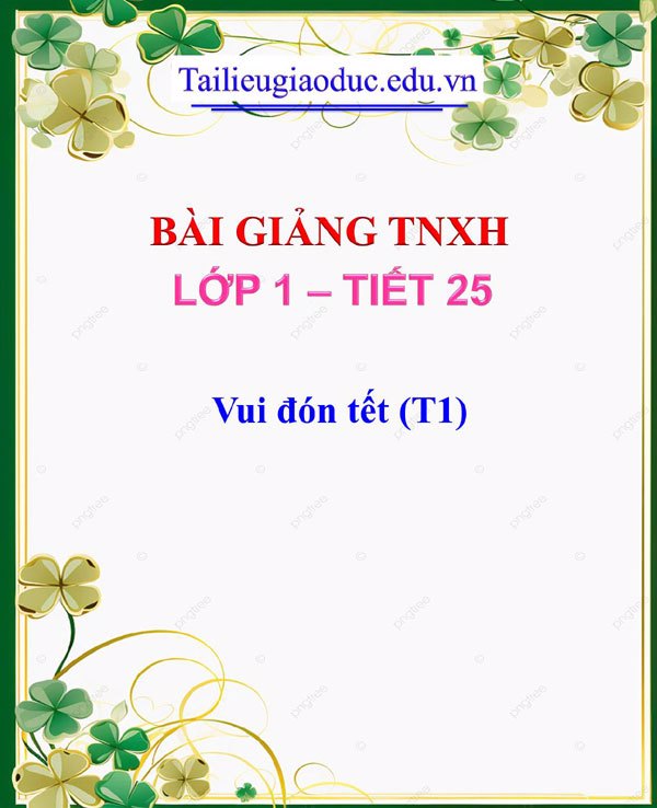 Bài giảng Vui đón Tết (T1)